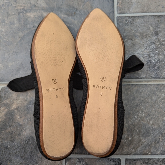 Rothys Mary Jane Pointed Tie Flats - Picture 10 of 11